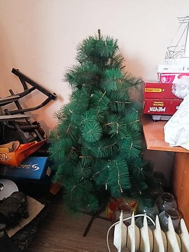 елка для сада: Искусственная новогодняя ёлка «Сосна» - Высота примерно 110–130 см — 1