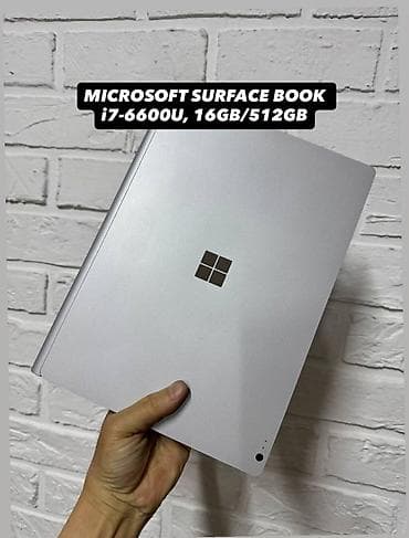Ноутбук Microsoft Другой тип ноутбука, Intel Core i7, ОЗУ, RAM: 16 ГБ, Microsoft Surface Book