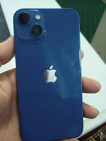 IPhone 13, Б/у, 128 ГБ, Синий, Стилус, 85 %