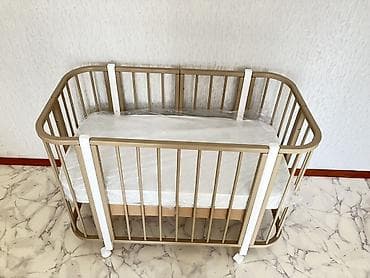 раскладная детская кровать: Детская кровать трансформер, Новый, Другой тип, цвет - Бежевый — 1