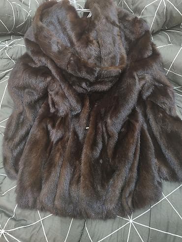 Эркектер кийими: Шуба, Норка, Кыска модель, Туркия, Капюшону бар, M — 4
