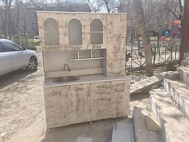 Офисная мебель: Кухонный гарнитур, цвет - Бежевый — 2