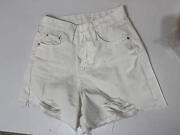 Белые джинсовые шорты с высокой посадкой Абсолютно новые с биркой