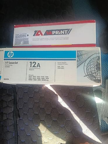 Картриджи для лазерных принтеров. 1) HP LaserJet 12A (Q2612A) –