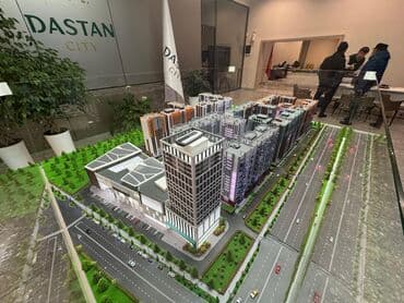 ихлас джал'' камера 1: 1 комната, 54 м², Элитка, 7 этаж, ПСО (под самоотделку) — 4