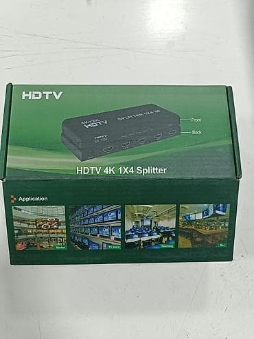 проекттор: HDTV 4K 1x4 HDMI Splitter (4Kx2K, 3D) Описание: - Разветвитель HDMI 1 — 2