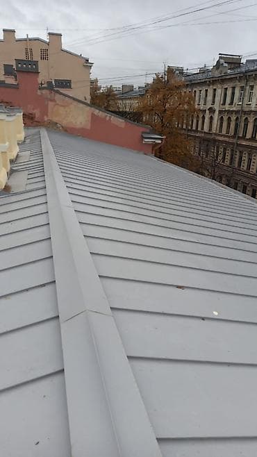 листовой профнастил: Кровельные работы “под ключ” фальцевой кровлей - Устройство и монтаж — 1