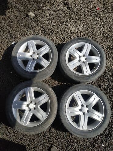 калдым ордо: Продаю диски с резинами комплект от Субару размер R17 оригинал Enkei — 2