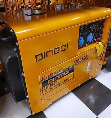 Генераторы: Дизельный генератор DINGQI Silent Generator 5.0 kW (ART: 108500A) — 2