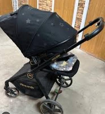 ining: Прогулочная коляска INING BABY, черная - Универсальная коляска с — 2