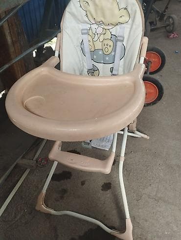 Стульчик для кормления, Другой бренд, Металл, Другой вид, цвет - Бежевый