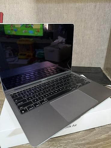 apple: Apple MacBook Air, цвет Space Gray. Ключевые особенности: - Экран — 1