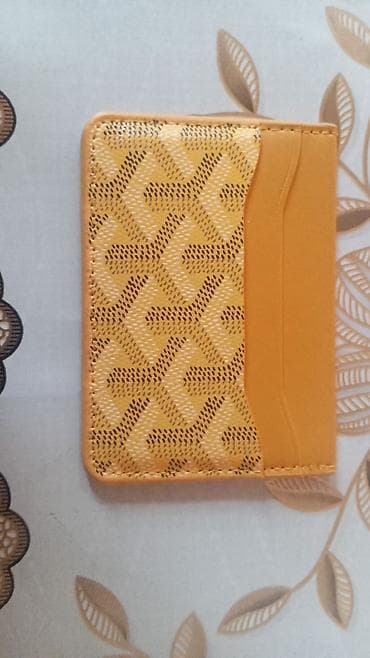 Ключницы: Картхолдер, цвет - Желтый, Новый, Унисекс at lalafo.kg — 1 Ключницы: Картхолдер, цвет - Желтый, Новый, Унисекс — 1