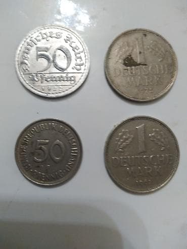 немецкие монеты: Продаётся коллекционный набор оригинальных немецких монет. Чёткий — 3