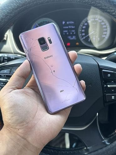 Samsung Galaxy S9, Б/у, 64 ГБ, цвет - Фиолетовый, 2 SIM