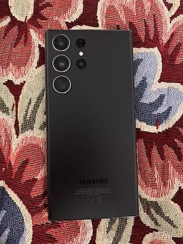Техника жана электроника: Samsung Galaxy S23 Ultra, Колдонулган, 256 ГБ, түсү - Кара, 2 SIM — 5