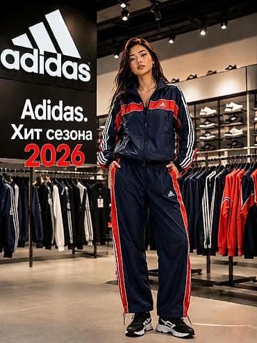 Личные вещи: Женский спортивный костюм Adidas — хит сезона 2026. - Комплект — 1