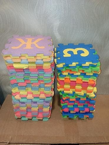 Детские электрокары: Коврик-пазл, 2 размера. Самовывоз Исанова/ Боконбаева — 2