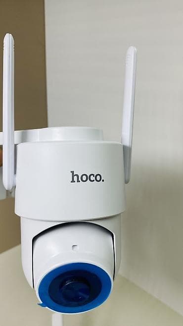 cctv camera: Уличная поворотная Wi‑Fi камера HOCO D10 (PTZ) - Разрешение: 2 МП — 2