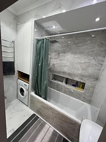 Квартиры: 2 комнаты, 50 м², Элитка, Асанбай мкр Элитка, 7 этаж, Евроремонт — 4