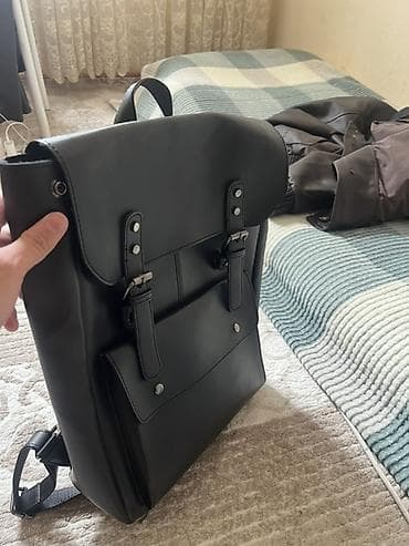 сумка курер: Рюкзак, Материал: Экокожа, Унисекс — 3