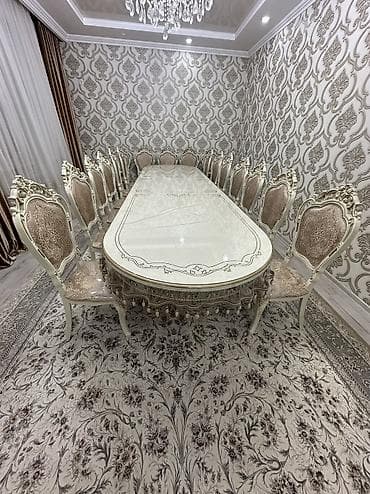 coffee table: Стол и стул для зала, Самовывоз, цвет - Бежевый — 6