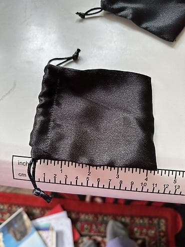 подарочные мешочки на новый год: Атласные мешочки-кисет на завязках - Материал: гладкий сатин/атлас с — 7