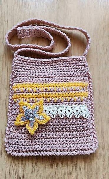 сумка для школы: Ищите подарок? Подарите вязаную сумочку ., Можно под мобильный — 2