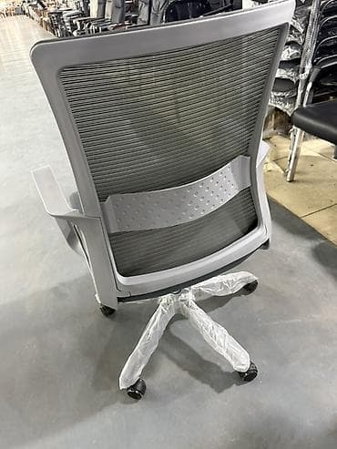 Офис креслолору: Офис креслолор, Дөңгөлөктүү, түсү - Боз — 1