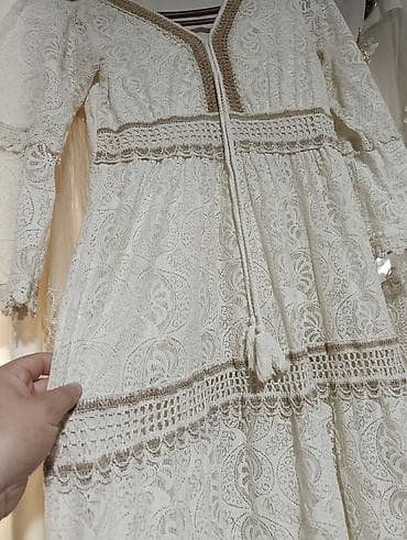 Жеке буюмдар: Ажурный женский жакет Adele Collection - Материал: кружево с — 7