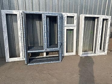 витражные двери: Эрик Терезе заказ алыбыз а пластик алюминий бараны жасап установка — 5