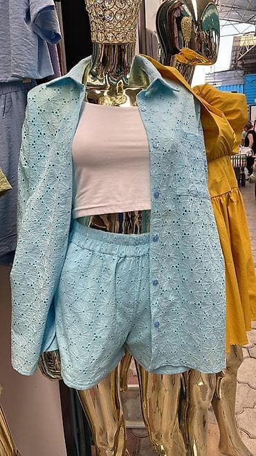 брюки мужские лето: 🔥 Летний костюм (двойка): рубашка + шорты Стильный, удобный и — 3