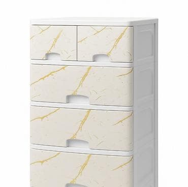 пластиковый комод для вещей: Комод для одежды, Без зеркала, Пластик — 2