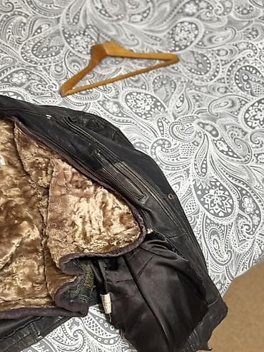 Жеке буюмдар: Бычая кожа натуралка пилот кожаная куртка с тёплой меховой — 4