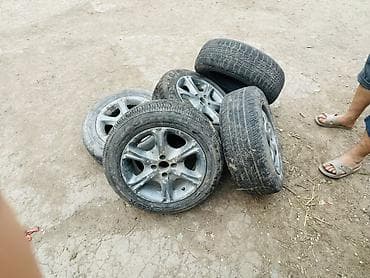 шины бу бишкек 15: Дөңгөлөктөр монтажда R 15, Жай, Комплект, Куйма, тешиктери - 5 — 3