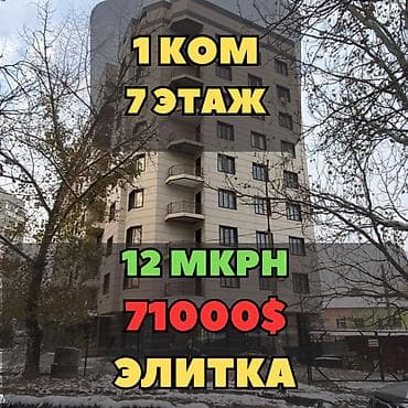 elite hause: 1 комната, 42 м², Элитка, 7 этаж, Евроремонт — 1