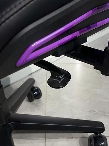 moza racing: Игровое кресло, Новый, С колесиками, цвет - Фиолетовый, Кожа — 10