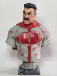 сколько стоит говорящий кактус: Бюст Омни-мена из мультсериала "Неуязвимый". Ручная работа — 1