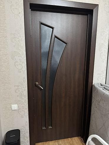 межкомнатный дверь: Межкомнатные двери, цвет тёмный орех — 1