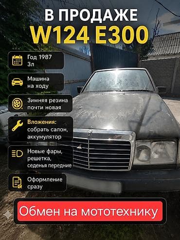 Mercedes-Benz W124: 1987 г., 3 л, Механика, Бензин