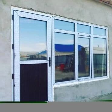 пластиковые окна в бишкеке цена: Пластиковое окно на заказ, Тип окна: Мансардные, Стандартные, Фасадные, Бесплатная установка, Без рассрочки — 15