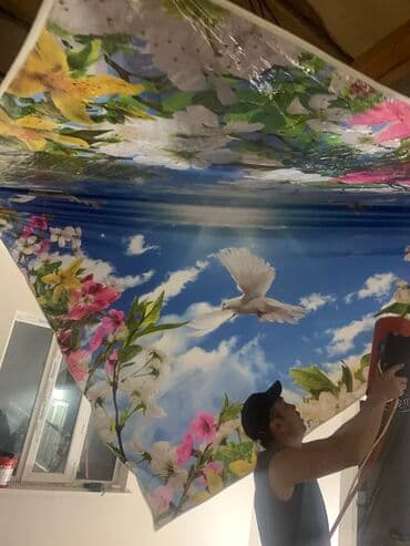 потолок гипсокартон: Натяжной потолок Глянцевое, Матовое, 3D потолки Монтаж, Гарантия, Демонтаж — 13