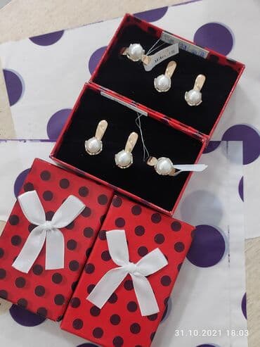 набор пандора: Набор с камнями под Жемчуг Цена за 1шт 2500сом Серебро пробы 925 с — 1