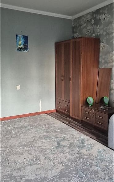 Квартиры: 1 комната, 34 м², Кок-Жар мкр 105 серия, 4 этаж, Косметический ремонт — 3