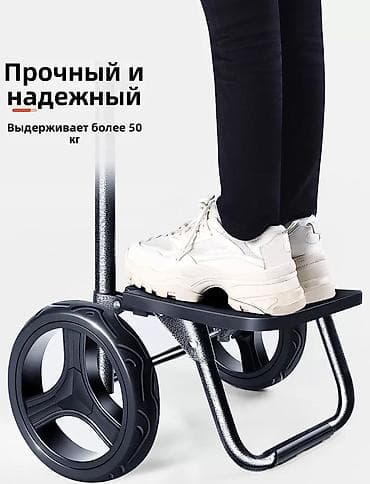 сумка тележка: Тележка-сумка для покупок с увеличенной платформой и бесшумными — 2