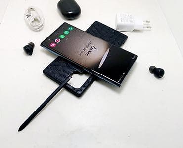 tab s4: Samsung Galaxy S22 Ultra, Б/у, 256 ГБ, цвет - Зеленый, 1 SIM, eSIM, 2 SIM — 1