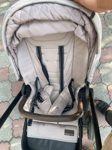 удобная детская коляска: Коляска, цвет - Коричневый — 3