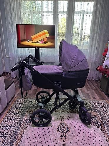 Универсальная детская коляска 2 в 1 с люлькой и прогулочным блоком
