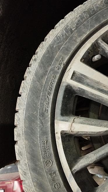 chery: Колеса в сборе 215 / 55 / R 18, Зима, Комплект, Легковые, Литые — 2