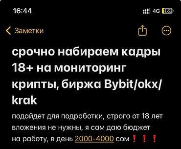 Срочно 🚨 Срочно 🚨 Работа онлайн график гибкий, от 2 до 8 часов в at lalafo.kg Срочно 🚨 Срочно 🚨 Работа онлайн график гибкий, от 2 до 8 часов в